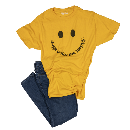 CLEARANCE Dog's Make Me Happy T-Shirt