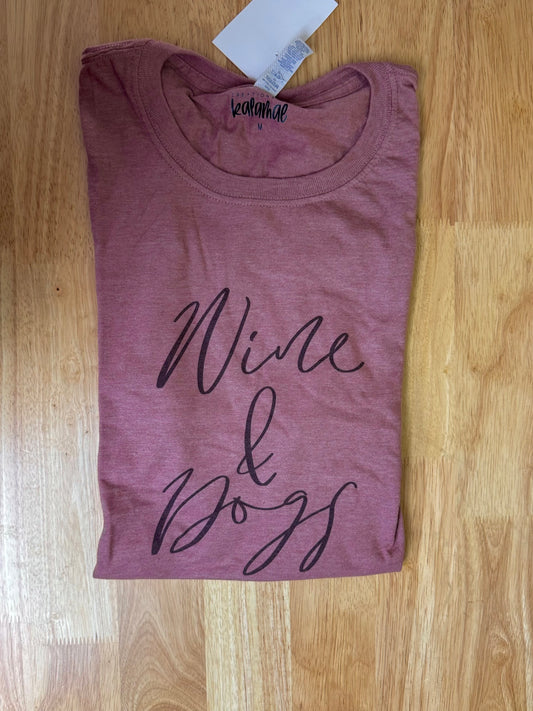 CLEARANCE Wine & Dogs T-Shirt
