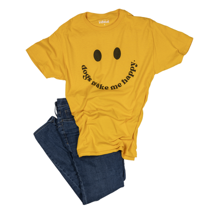 CLEARANCE Dog's Make Me Happy T-Shirt