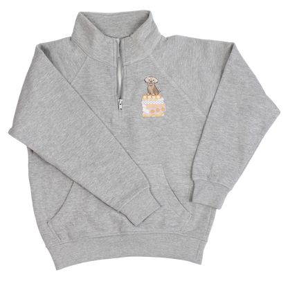 Books & Dogs YOUTH 1/4 Zip