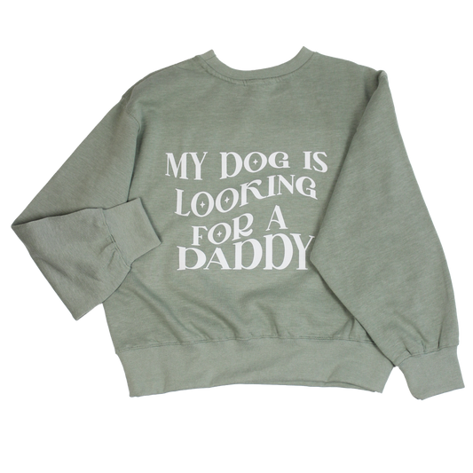 Single Dog Mom Crewneck