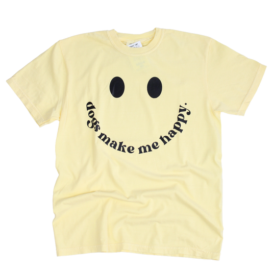 Dog's Make Me Happy Tee