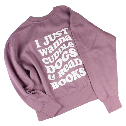 Books & Dogs Crewneck
