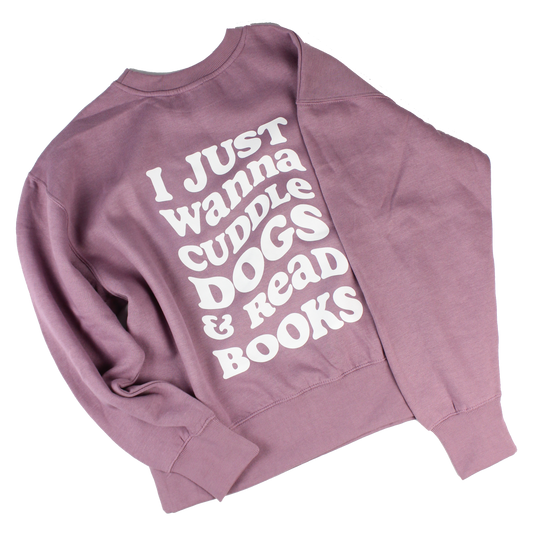 Books & Dogs Crewneck